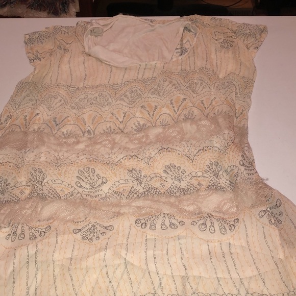 Diane Von Furstenberg DVF size 10 vintage silk lined  Tank sheer scoop neck - Picture 5 of 15